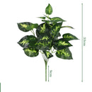 feuilles de bambou artificielles en soie pour décoration élégante