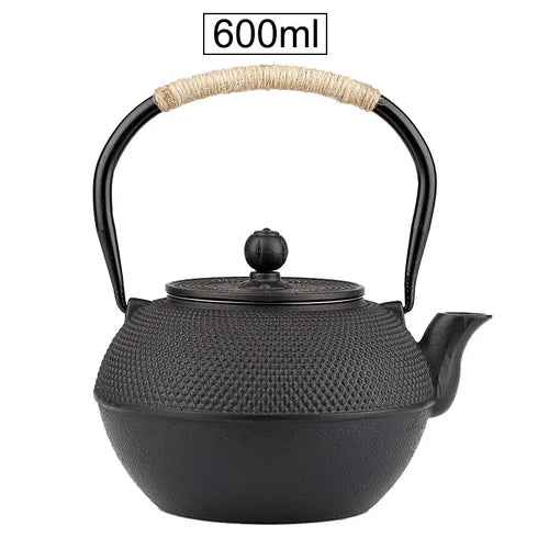 Théière japonaise en fonte avec infuseur inox intégré