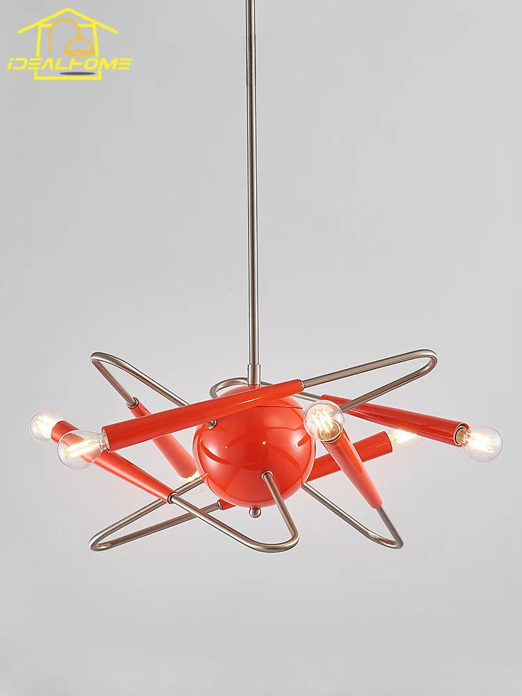suspension décorative postmoderne style médiéval et bauhaus - vue 5 sur 6