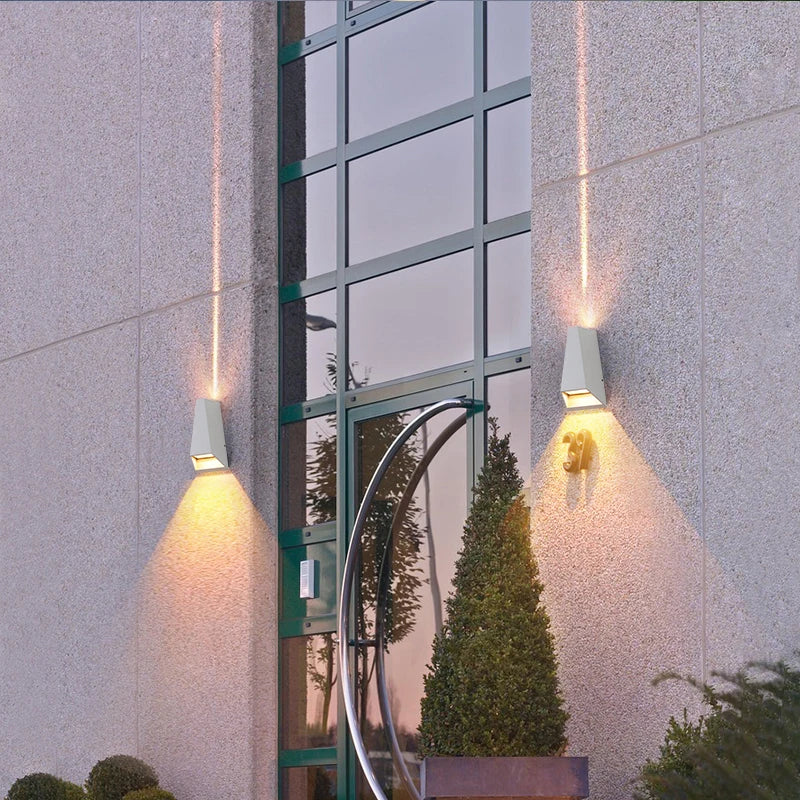 Éclairage mural extérieur escalier balcon maison jardin porche allée avant Garage lumières porte porche terrasse étanche applique murale - vue 4 sur 8