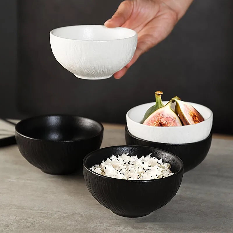 Vaisselle ceramique mate style roche bols assiettes saladiers
