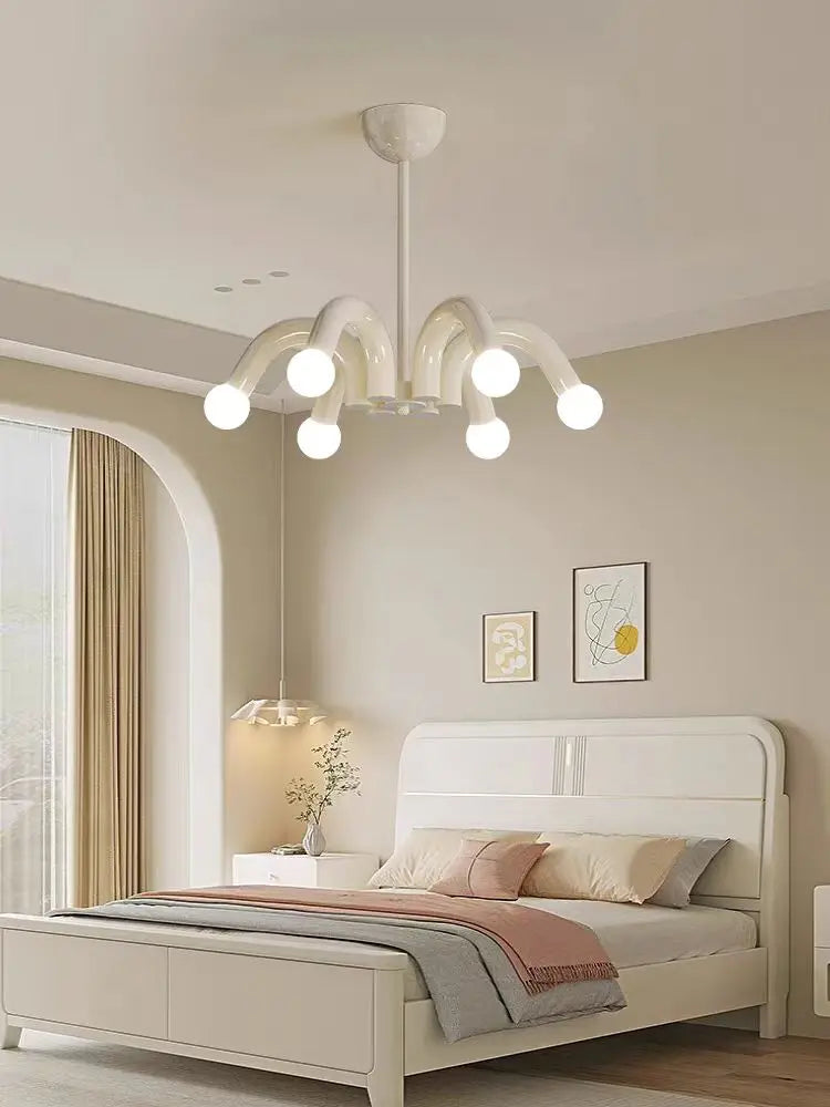 suspension moderne en métal art déco - vue 4 sur 9