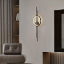 applique murale led minimaliste à trois gradations art déco