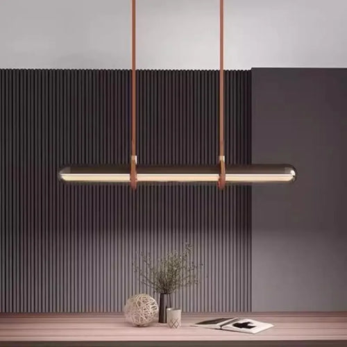 lustre en verre pour éclairage intérieur moderne et élégant
