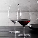 Verre à vin court cristal style kimura artisanal