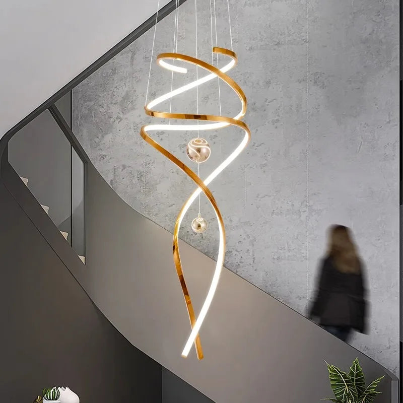 lustre suspension nordique pour éclairage intérieur salon