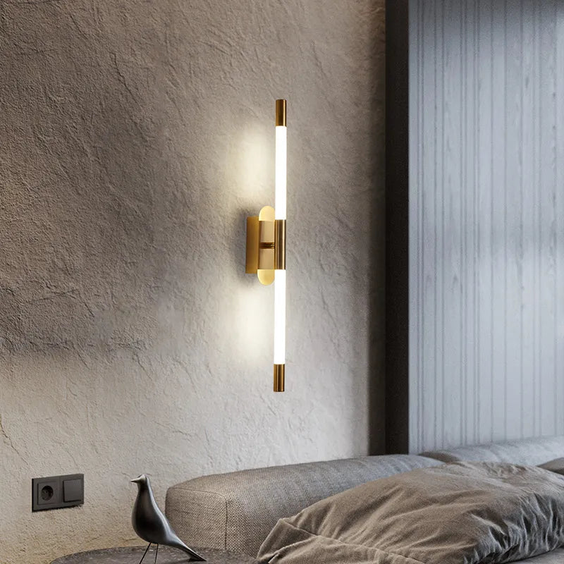 Applique murale LED longue ligne au design nordique moderne - vue 3 sur 8