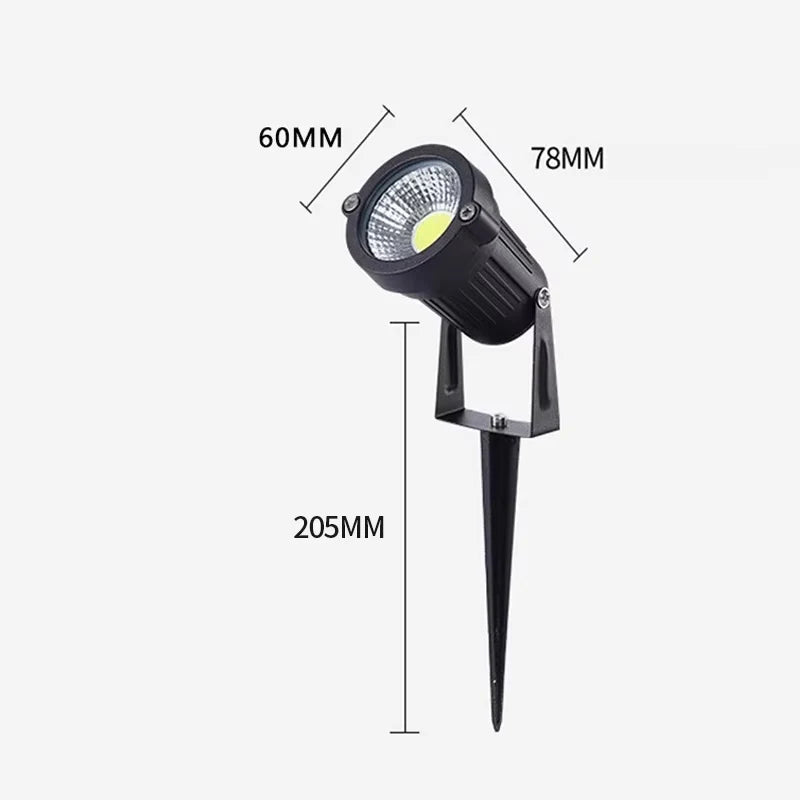 lampe de jardin led étanche pour éclairage extérieur - vue 10 sur 10