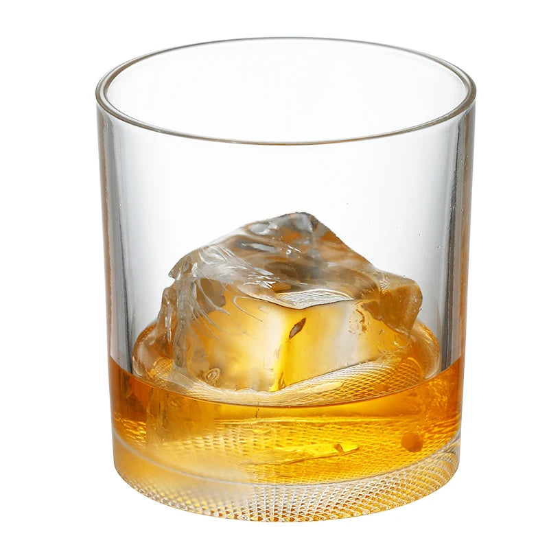 Verres a whisky rond design epais resistants cocktails