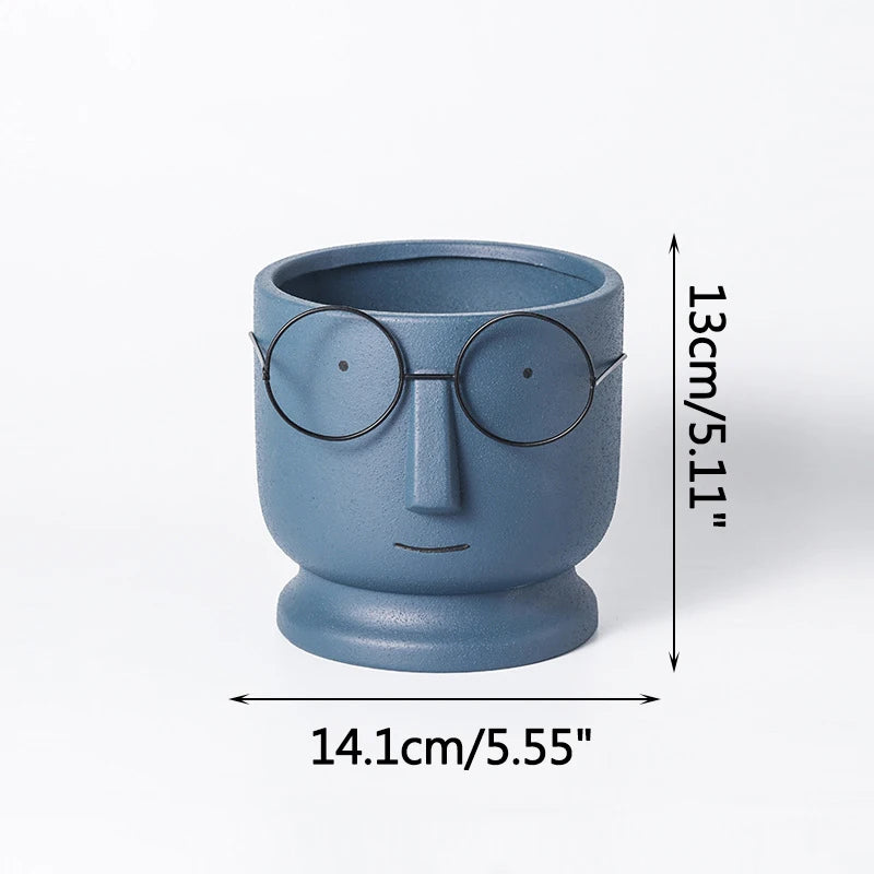 pot à fleurs en céramique mignon design nordique intérieur - vue 20 sur 22
