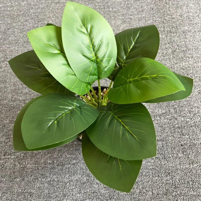 feuilles de phénix artificielles décoration verte en plastique - vue 15 sur 40