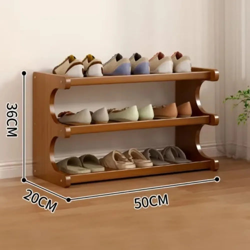 étagère à chaussures intérieure simple et peu encombrante