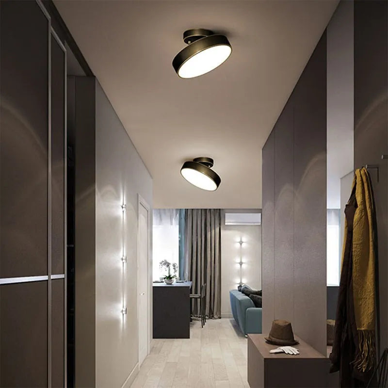 plafonnier cuivre led simple rond vestiaire