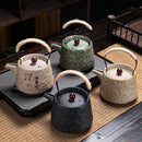 Service à thé japonais rétro théière céramique individuelle