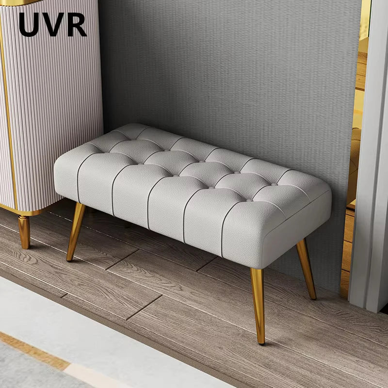 tabouret multifonctionnel pour entrée et rangement élégant - vue 4 sur 9
