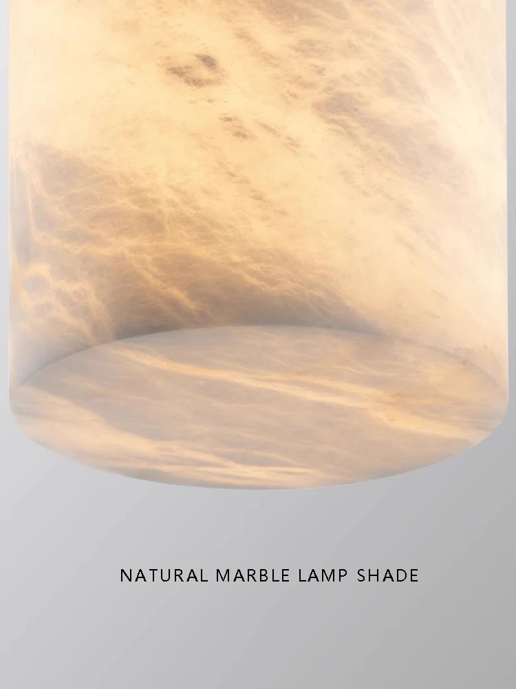 Petit plafonnier Led en marbre espagnol - vue 7 sur 10