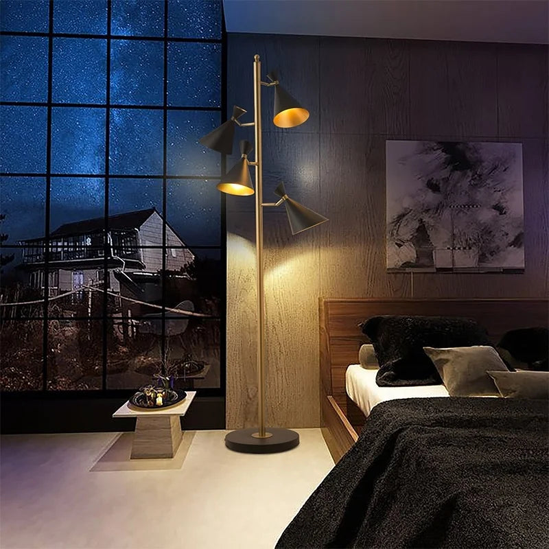 lampadaire postmodern minimaliste en fer pour coin vestiaire - vue 4 sur 8