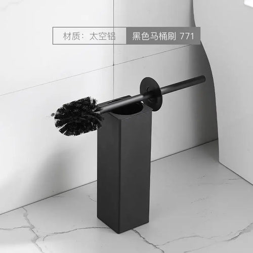 brosse de toilette avec support pour salle de bain