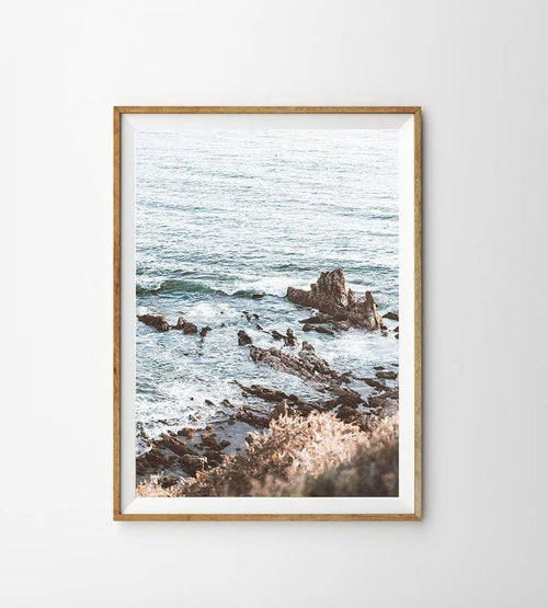 affiche de photographie de vagues pour décoration murale