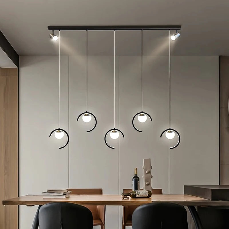 lustre moderne pour décoration intérieure éclairage suspendu - vue 3 sur 6