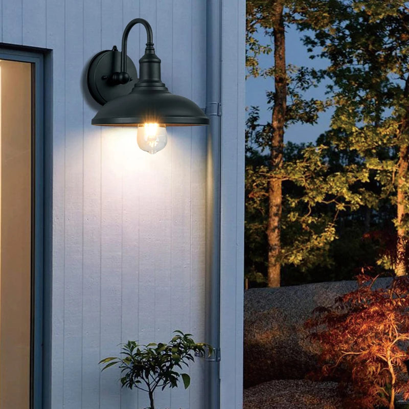 Vintage Induction applique couloir allée balcon étanche éclairage extérieur applique murale jardin luminaire AC90-260V - vue 4 sur 8