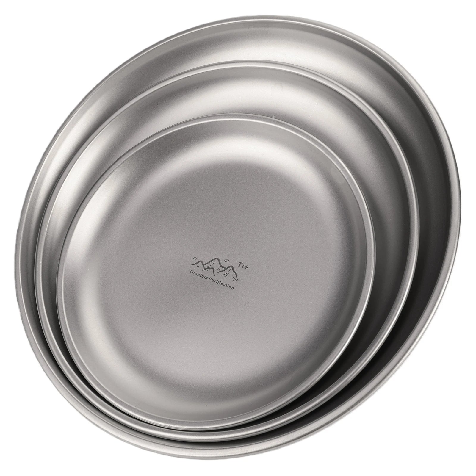Assiette titane légère camping randonnée résistante tailles multiples - vue 2 sur 7