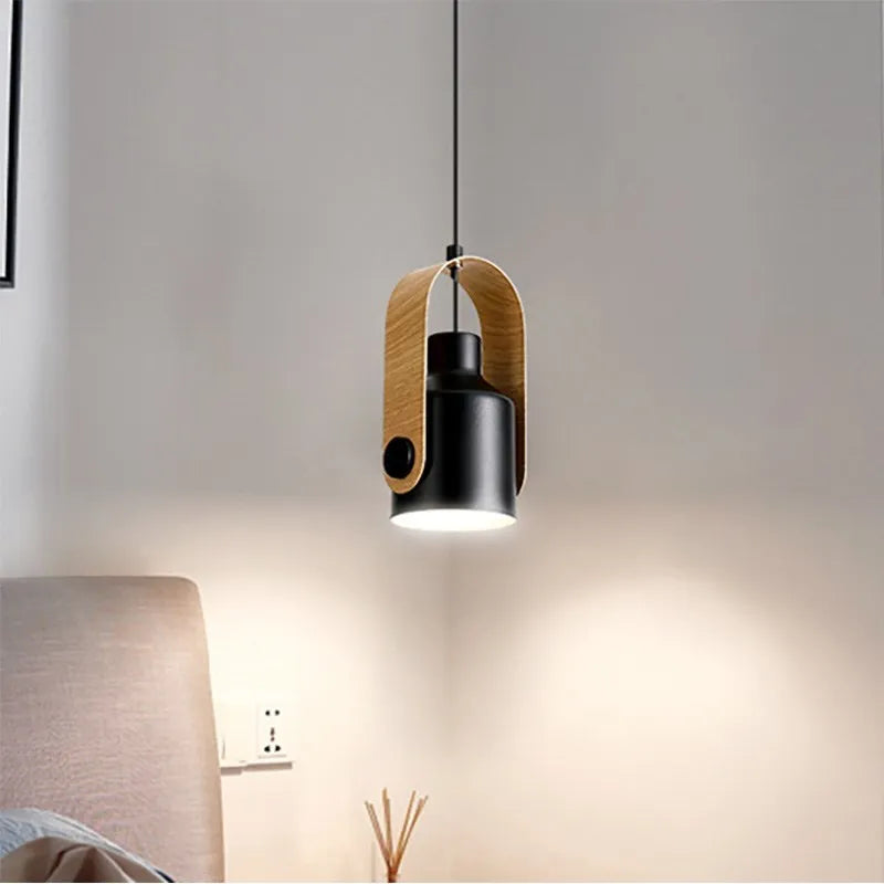Nordique LED Suspension Lumière Macaron Fer Suspension Pour Chambre Salon Étude Chevet Salle À Manger Luminaire Lustre - vue 7 sur 12