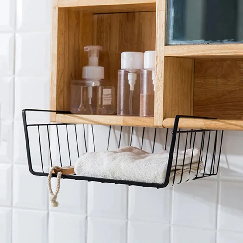 panier suspendu polyvalent pour rangement et organisation - vue 5 sur 18