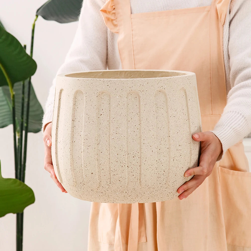 moule en silicone pour pot de fleurs en béton et ciment - vue 6 sur 7