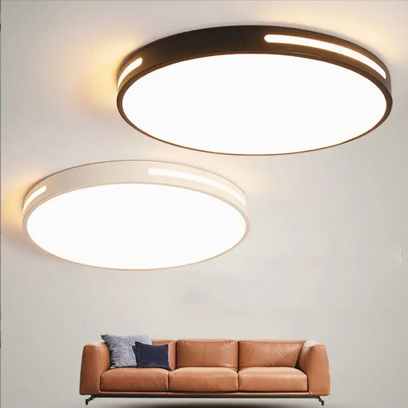 Plafonnier LED rond et mince moderne - vue 2 sur 14