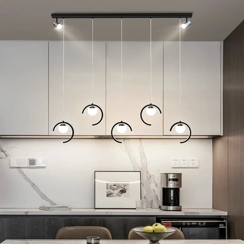 lustre moderne pour décoration intérieure éclairage suspendu - vue 5 sur 6
