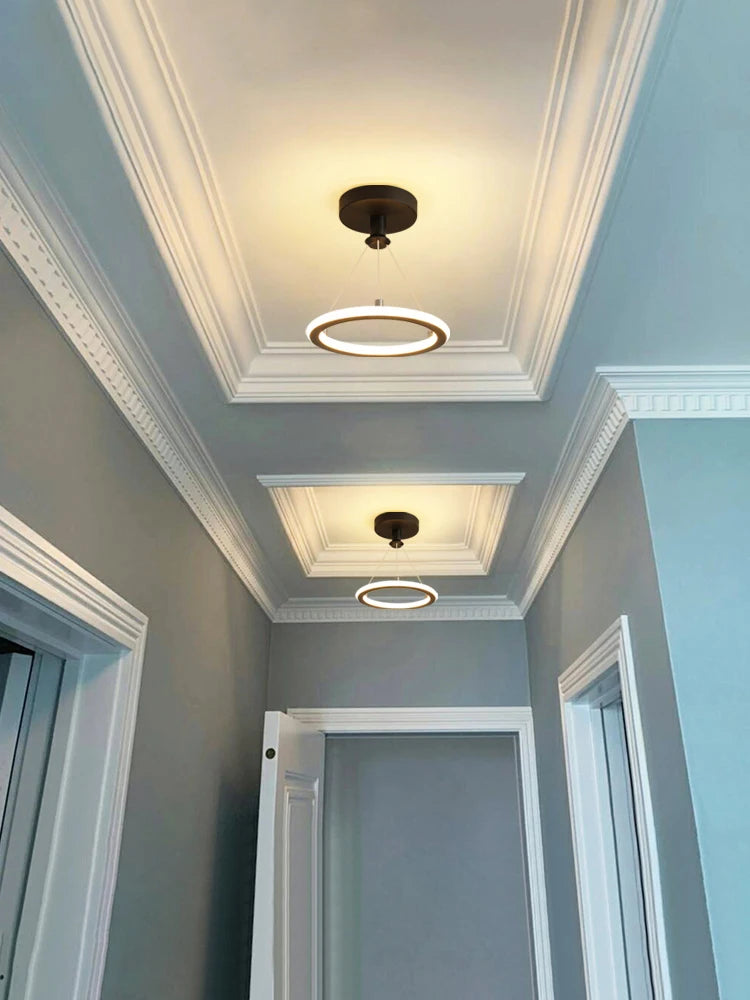 lustre led moderne pour décoration intérieure et éclairage général - vue 3 sur 8