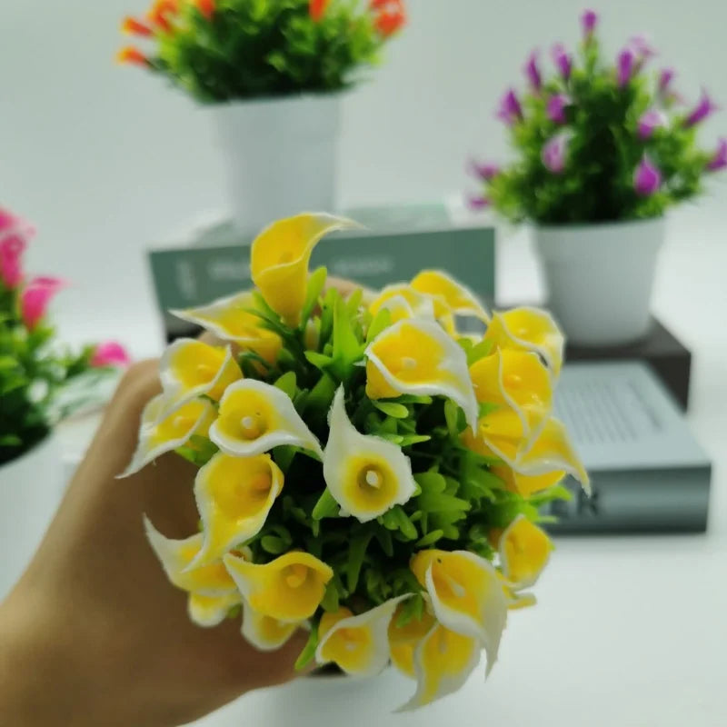plante artificielle bonsaï fleur en pot décoration intérieure et extérieure - vue 4 sur 13