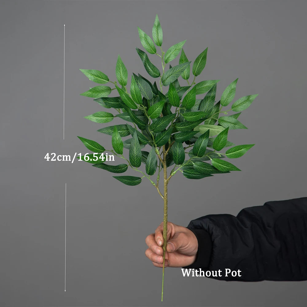 plantes artificielles eucalyptus saule tropical décoration intérieure et extérieure - vue 9 sur 9