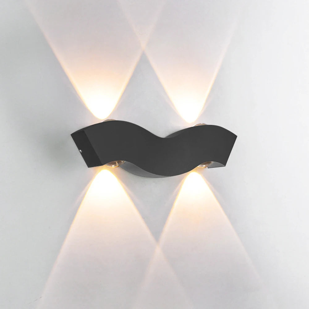Applique murale LED nordique en aluminium - vue 2 sur 8