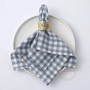 Serviette de table coton motif vichy style classique