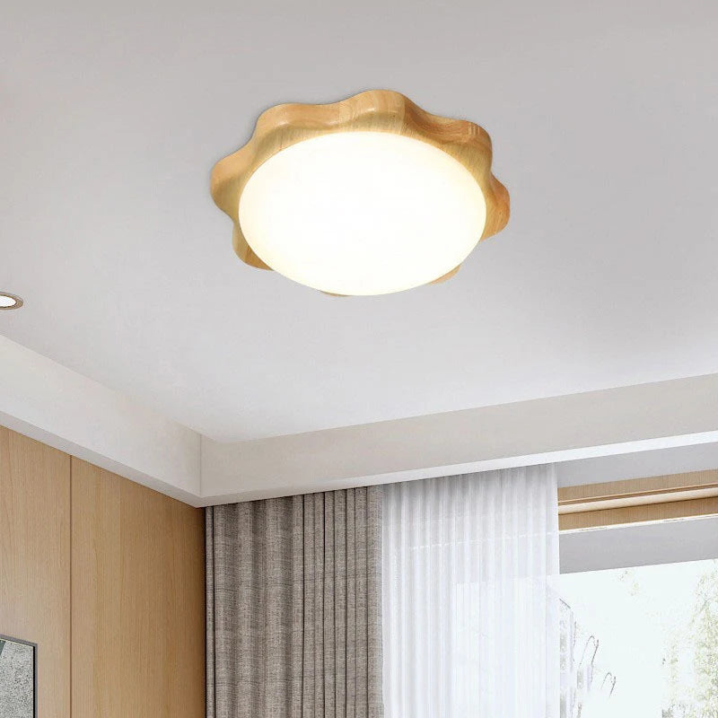 plafonnier grain de bois moderne pour décoration maison - vue 4 sur 11