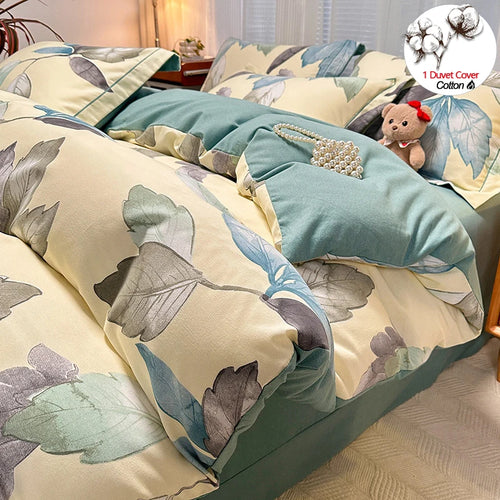 housse de couette en coton ultra douce avec fermeture éclair