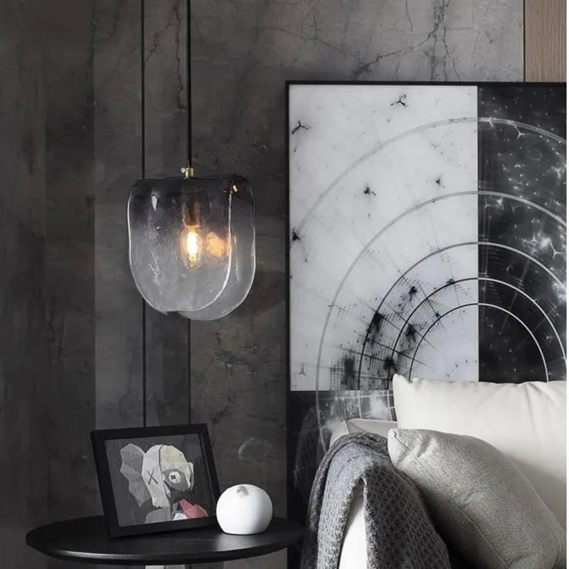 Suspension en verre dégradé moderne - vue 4 sur 7