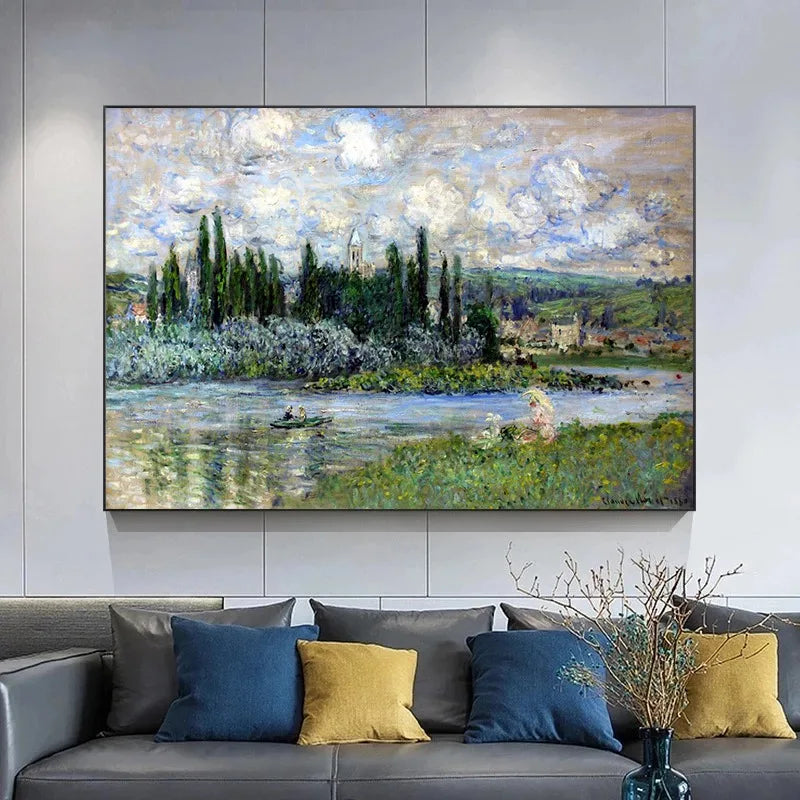 peintures sur toile paysages impressionnistes affiches décoratives