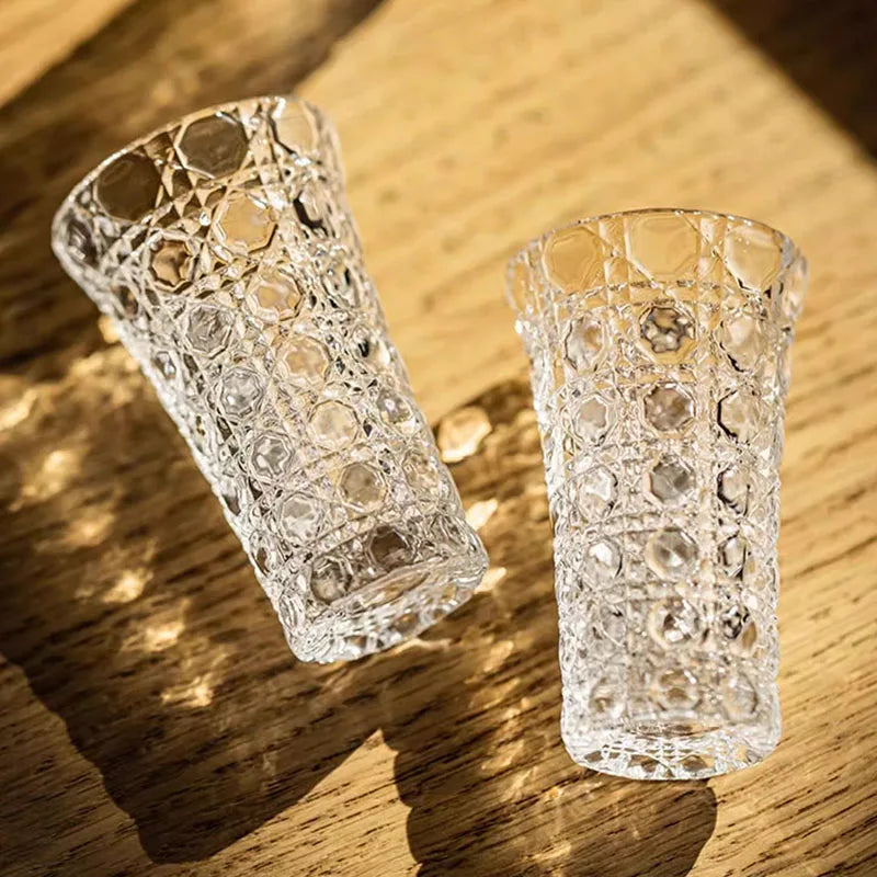 Ensemble 6 verres dégustation café alcool design minimaliste