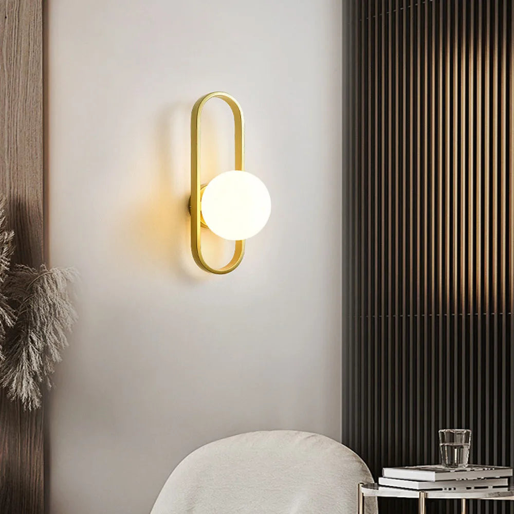 E27 applique murale LED lampes de luxe minimalistes modernes pour salon chambre lampe de chevet applique luminaire intérieur wandlamp - vue 4 sur 12