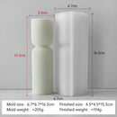 moule silicone bougie aromatique cylindrique pour résine et plâtre