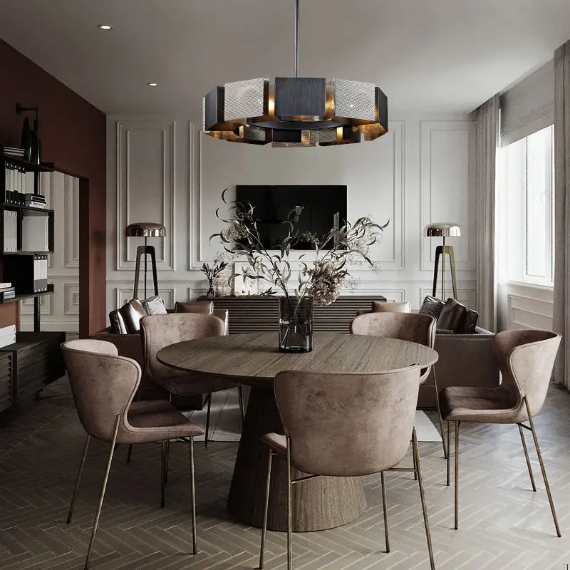 lustre suspendu led moderne pour maison de luxe - vue 4 sur 10
