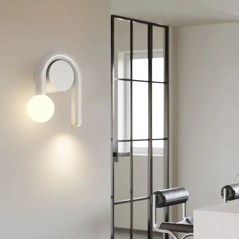 applique murale moderne en verre 3000k pour intérieur