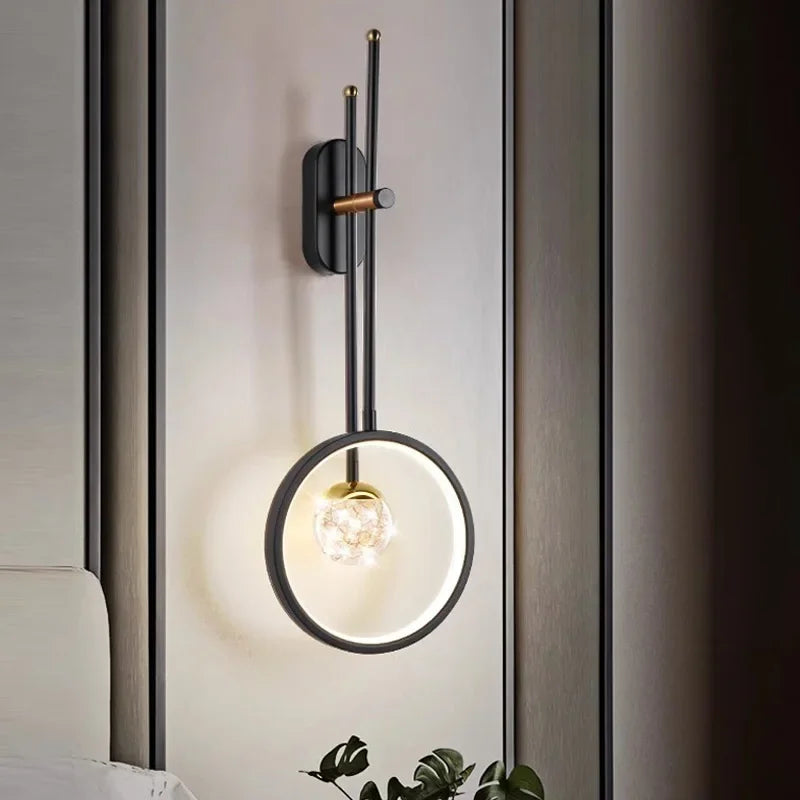 applique murale led moderne pour décoration intérieure élégante - vue 3 sur 14