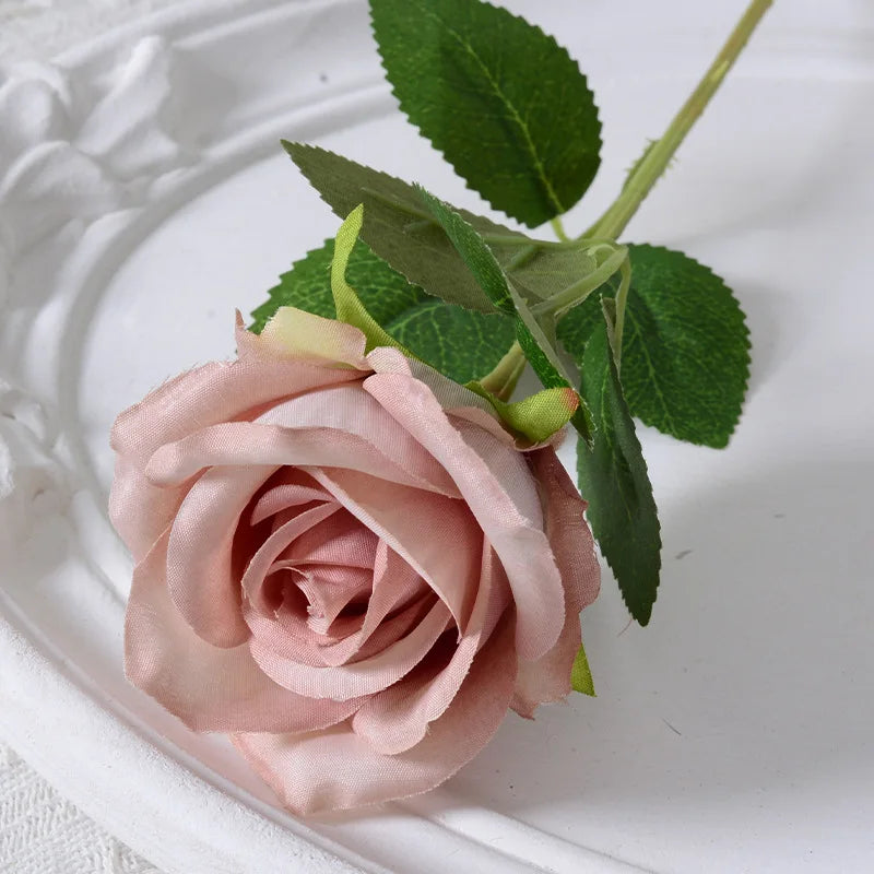rose artificielle en soie pour décoration de mariage et événements - vue 20 sur 28