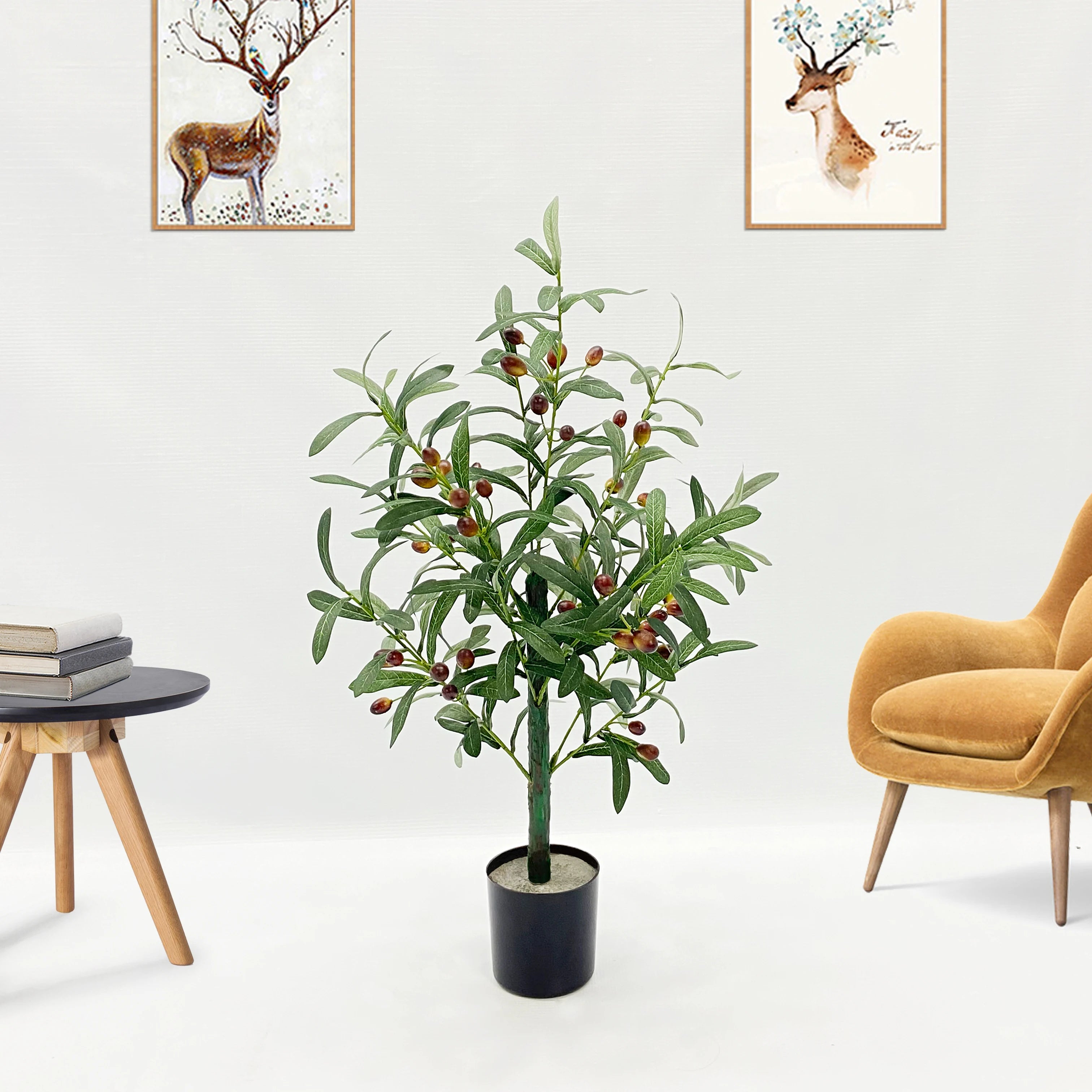 plante artificielle en pot pour décoration intérieure moderne - vue 6 sur 12