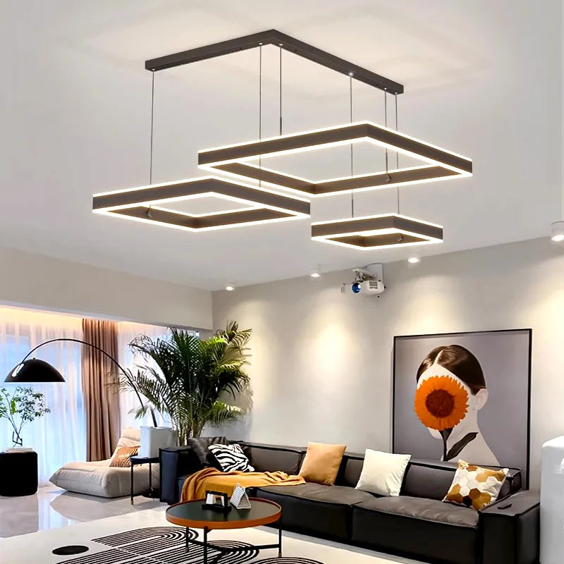 suspension moderne led pour éclairage intérieur - vue 2 sur 10