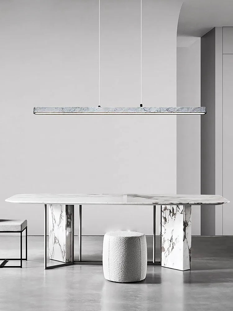 lustre marbre classique tendance 2023 pour éclairage intérieur moderne - vue 6 sur 11